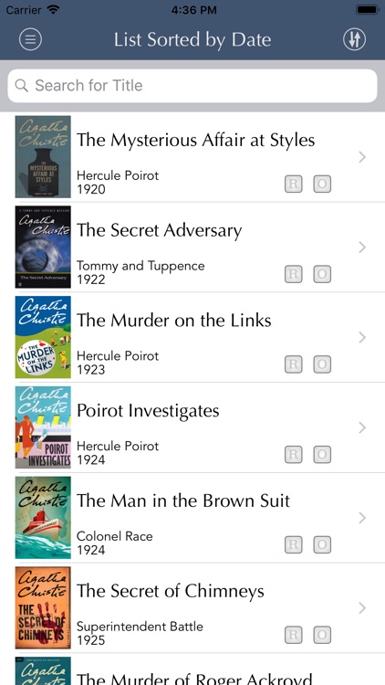 Agatha Christie Reading List