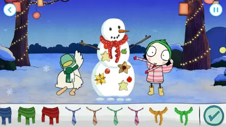 Sarah & Duck: Build a Snowman