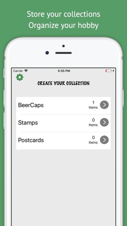 iCollect. Collection organiser