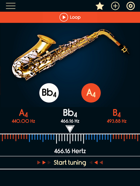 Screenshot #4 pour Saxophone Tuner