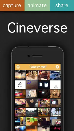 Capture d'écran de Cineverse sur iPhone 5