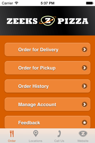 Zeeks Mobile Ordering screenshot 2