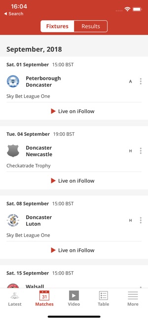 Doncaster Rovers Official App(圖2)-速報App