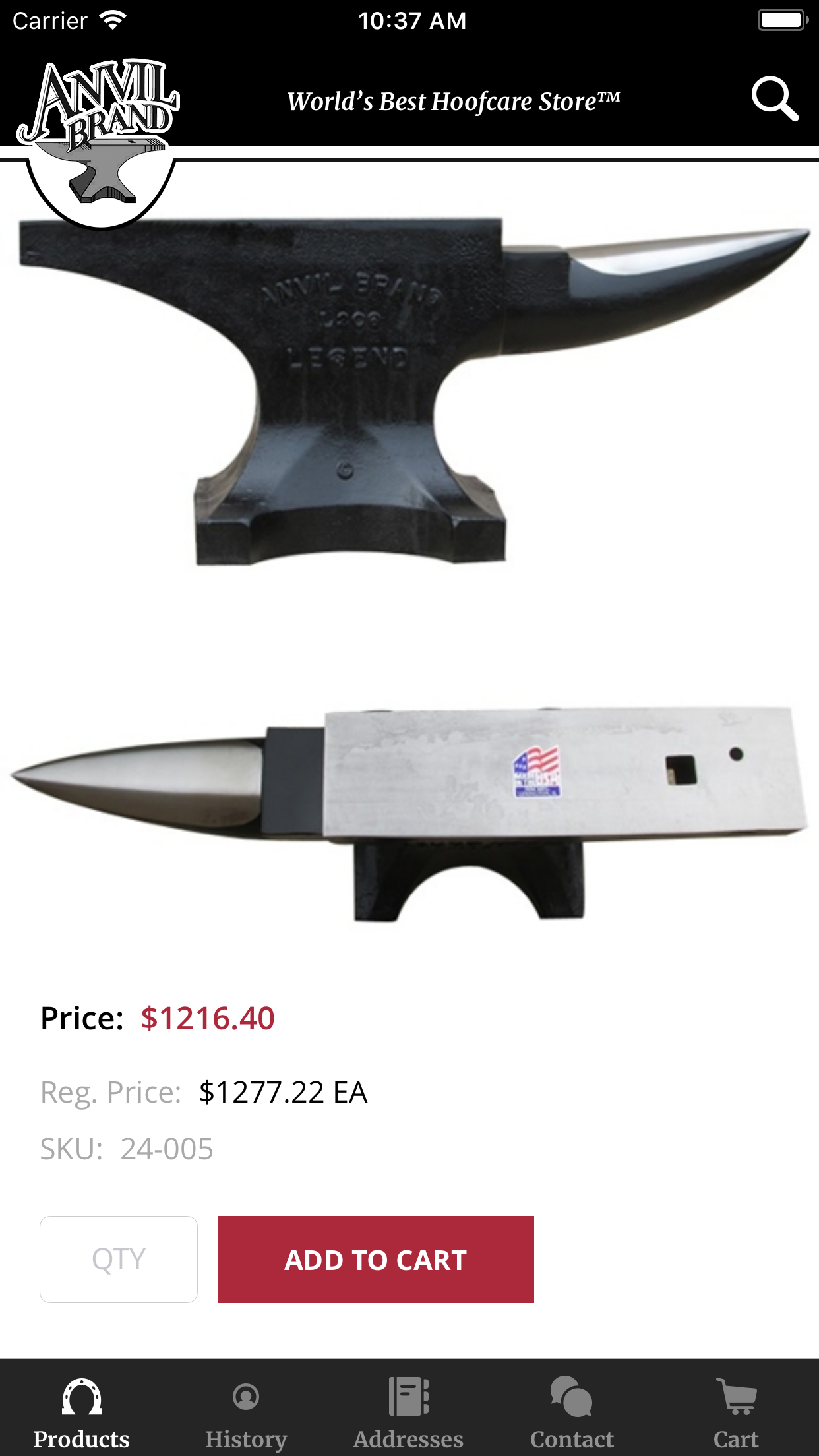 Anvil Brand App