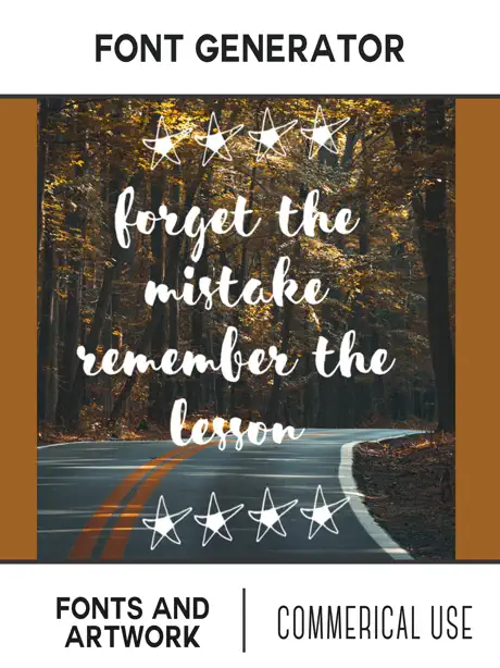Vintage Font - Write On Photos