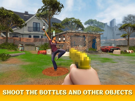 Bottle Shoot 3D: Gunner Expert iPad screenshot