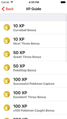 Game screenshot PokéTrainer GO! - XP, Leveling apk