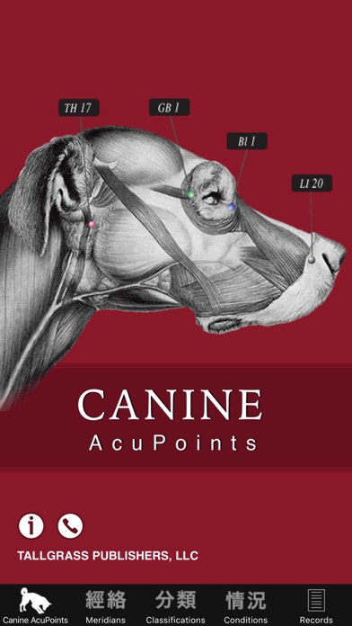 Canine Acupoints Screenshot