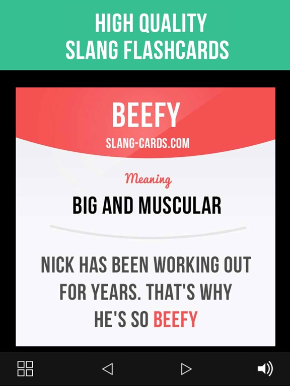 Screenshot #4 pour Slang Cards Lite