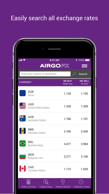 AIRGOFX - Travel Money Online