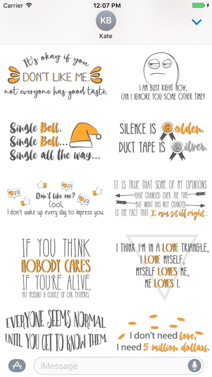 Love Sarcastically Funny Texts