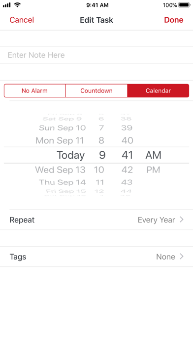 Look Reminder 2 iPhone screenshot 4 - Productivity app
