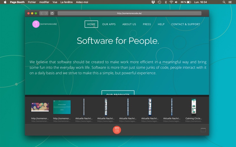 Screenshot #1 pour Page Booth