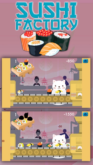Cat ’s sushi factory game screenshot 4