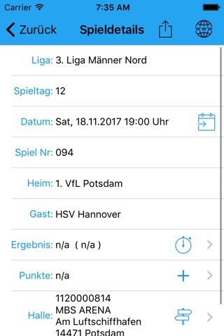 1. VfL Potsdam screenshot 3