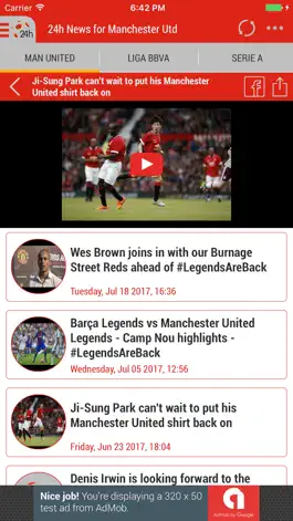 Game screenshot 24h News for Manchester United hack
