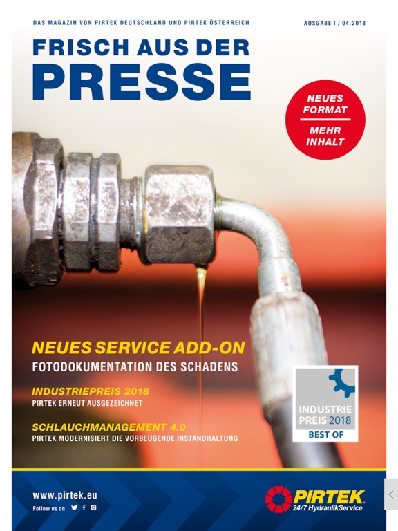 iPad Image of PIRTEK NEWS
