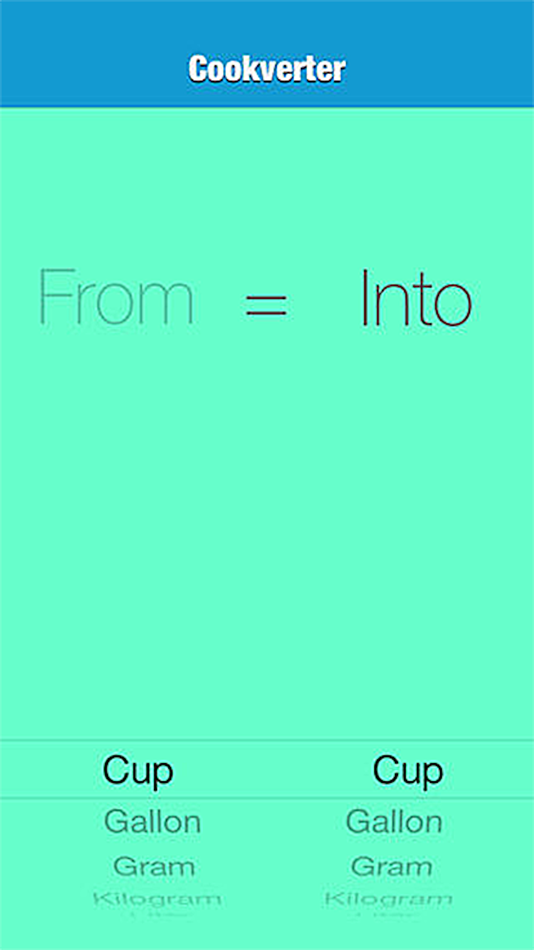 #1. Cookverter (iOS) By: JOSE DE LEON