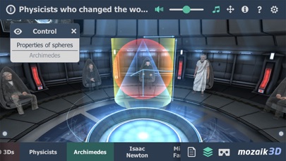 Screenshot #2 pour Famous physicists 3D