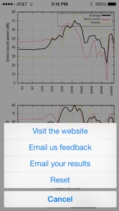 ClapIR Acoustics Measurement screenshot #3 for iPhone