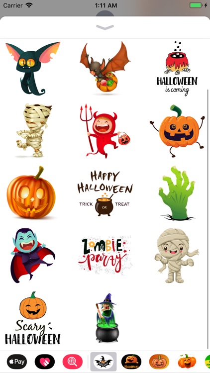 Happy Halloween Boo Sticker IM