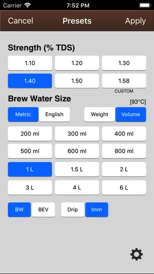 Скриншот VST CoffeeTools For IPhone на iPhone 3