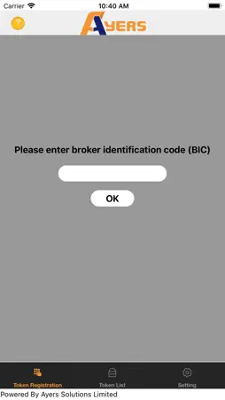 Ayers Token screenshot 2