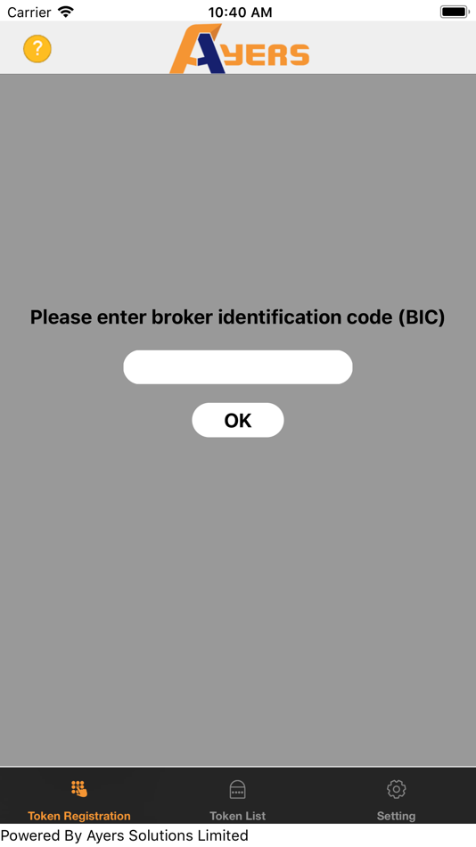 #2. Ayers Token (iOS) 由: Ayers Solutions Limited