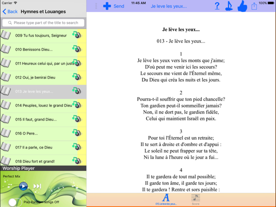 Screenshot #5 pour Adoration et Louange Lyriques