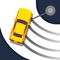 Fast action drifting with your car around an endless race track