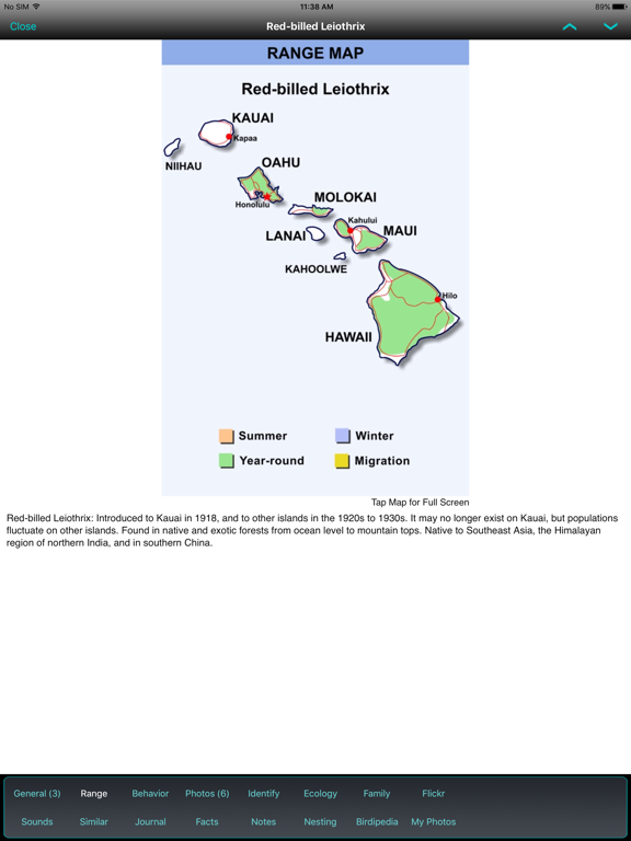 iBird Hawaii & Palau Guideのおすすめ画像4