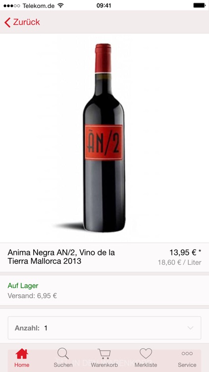 Wein-Outlet Mobile App