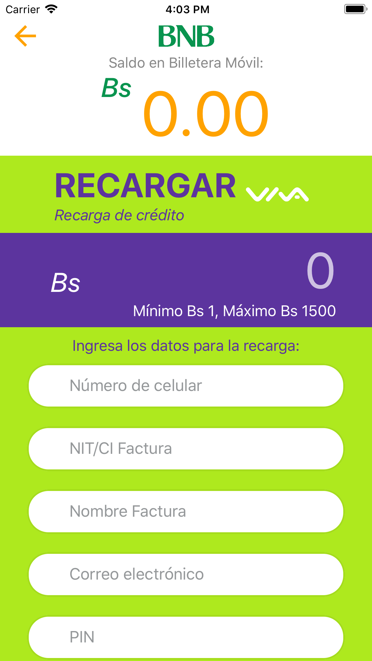 CASH Billetera Móvil