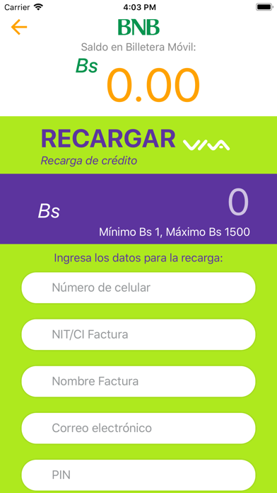 CASH Billetera Móvil iPhone screenshot 5 - Finance app
