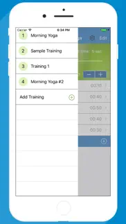 yoga timer for interval yoga trainings iphone screenshot 2