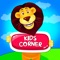 Kids Corner is a first words app for your toddlers, children and kids