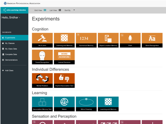 Screenshot #4 pour Online Psychology Laboratory