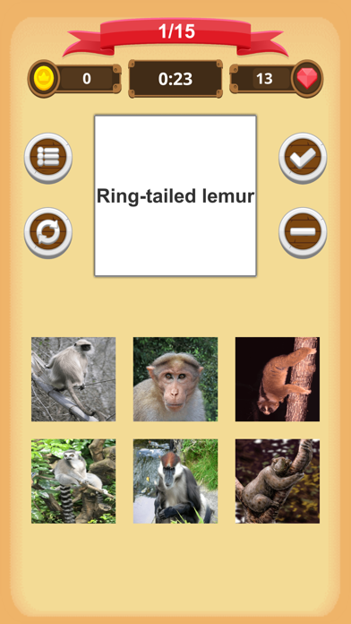 Monkeys - Quiz iPhone screenshot