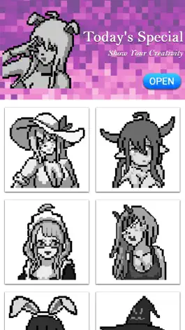 Game screenshot Anime Manga Pixel Colouring mod apk