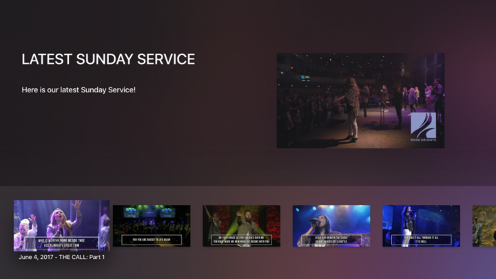 Screenshot #2 pour Rose Heights Church.TV