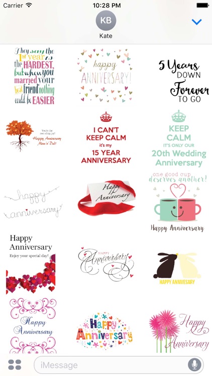Happy Anniversary Love Sticker Pack screenshot-3