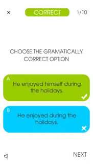 my english grammar test pro iphone screenshot 4
