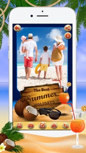 Summer Photo Frames & Stickers screenshot #5 for iPhone