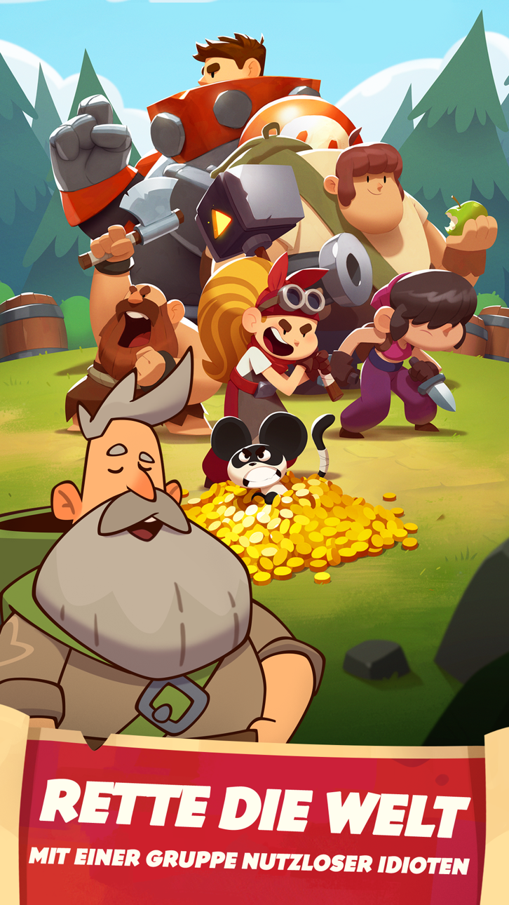 Almost a Hero - Idle Adventure iOS Mod IPA screenshot 1 - iOS game interface