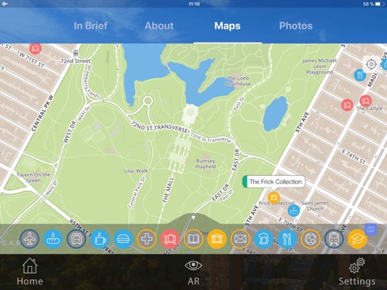 Central Park Visitor Guide iPad screenshot