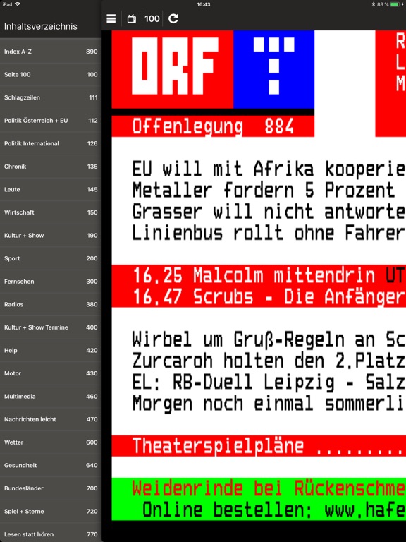 【图】ORF Teletext(截图3)