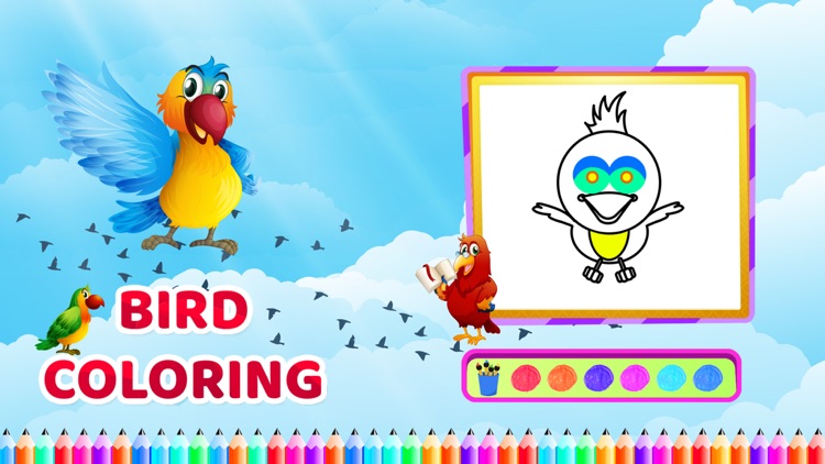 Birds Coloring Game screenshot-3