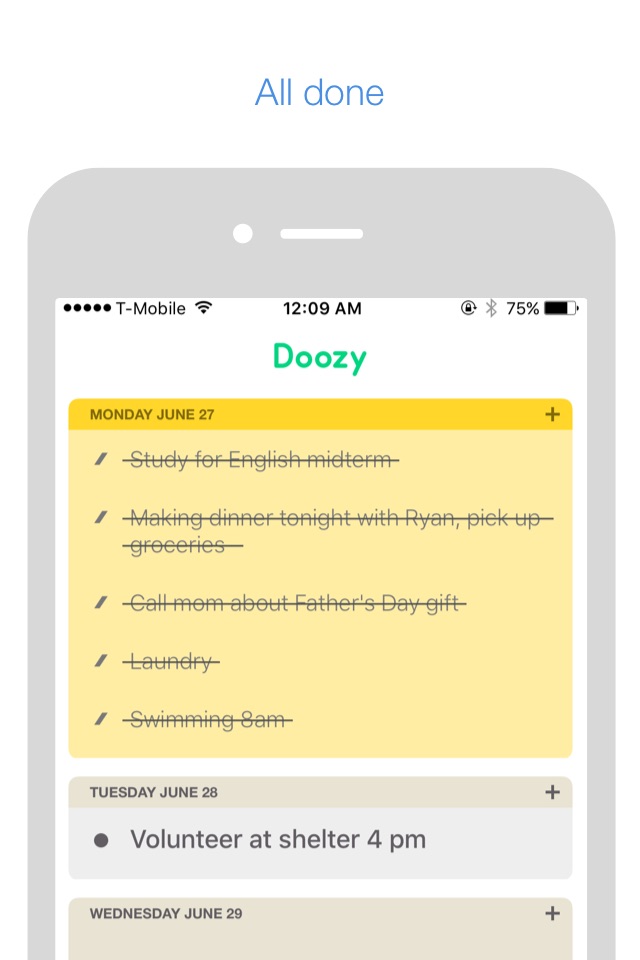 Doozy - Daily To Do's screenshot 4