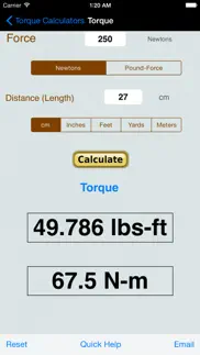 torque calculator, units conv iphone screenshot 4