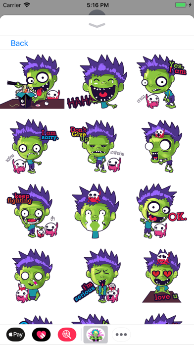 Screenshot #2 pour Zombie Stickers Collection